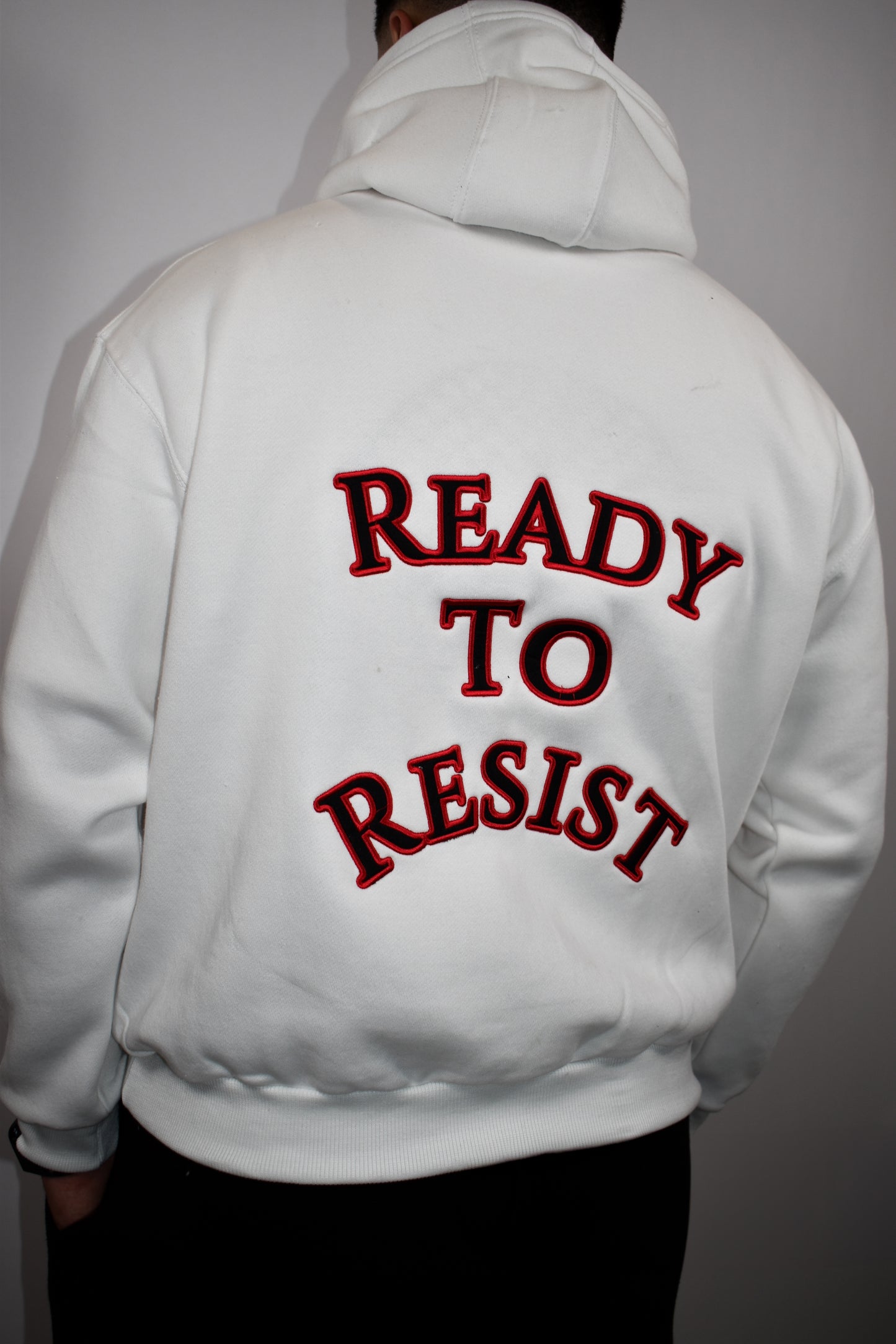 White RTR Hoodie